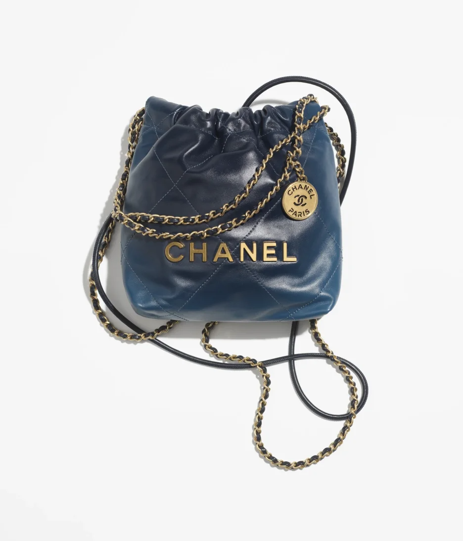 CHANEL 22 MINI HANDBAG Shaded Calfskin & Gold-Tone_