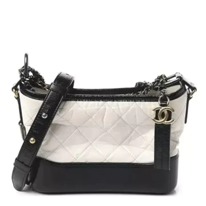 CHANEL Aged Calfskin Quilted Small Gabrielle Hobo B (1)