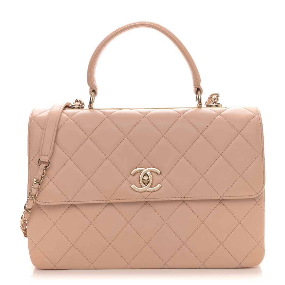 CHANEL___Flap Bag with Top Handle