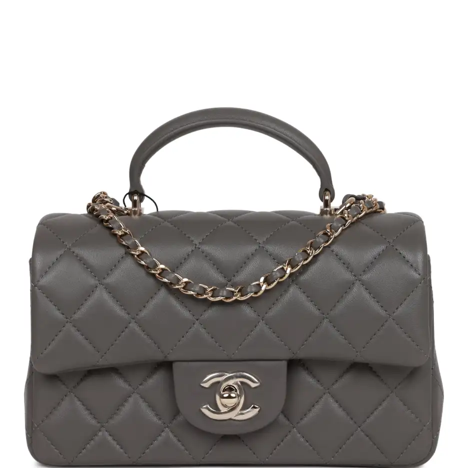 Chanel Mini Rectangular Flap Bag with Top Handle_yy