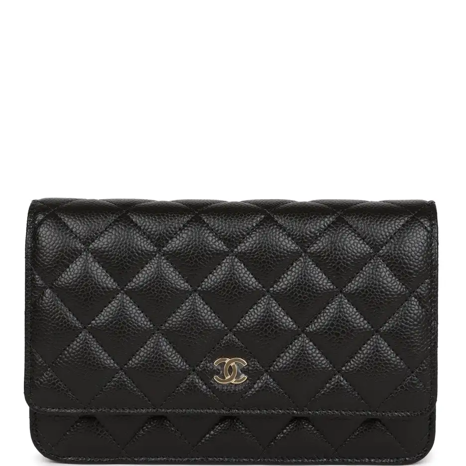 Chanel Wallet on Chain WOC Black Caviar Gold_yythkg