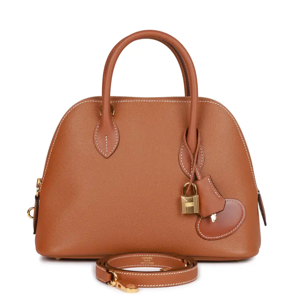 Hermès 1923 Bolide 25 en Desordre Gold Epsom_yythkg