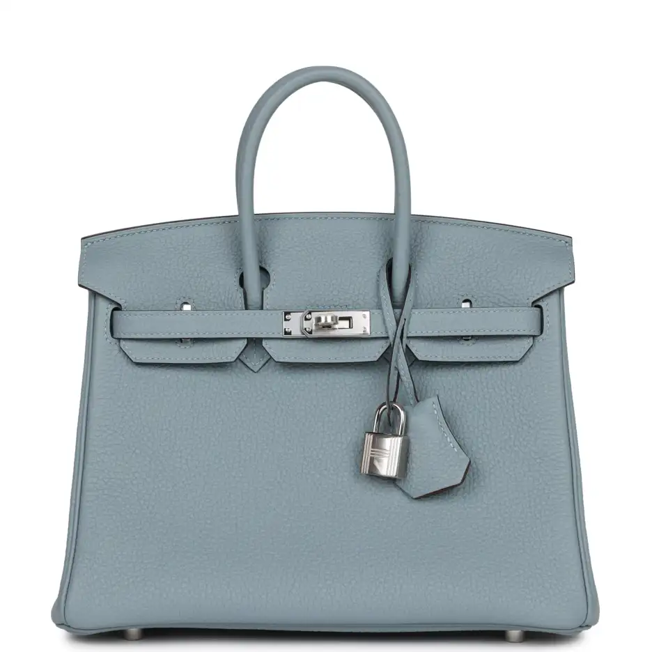 Hermès Birkin 25 Bleu Lin Verso Togo Palladium_yyth