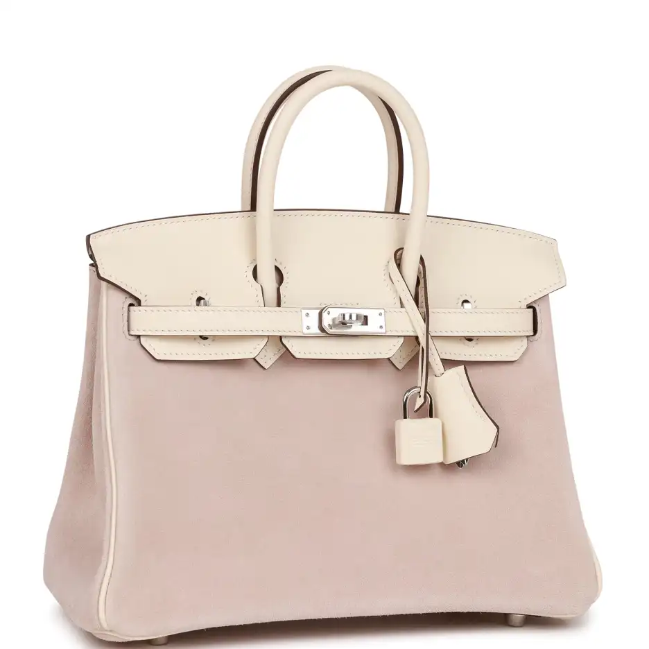 Hermès Birkin 25 Glycine Grizzly and Nata Swift_yyt (1)