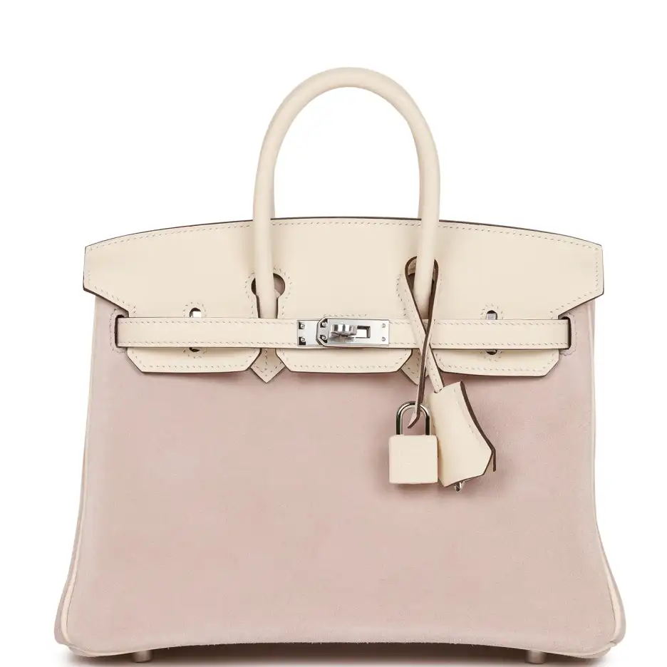 Hermès Birkin 25 Glycine Grizzly and Nata Swift_yyt