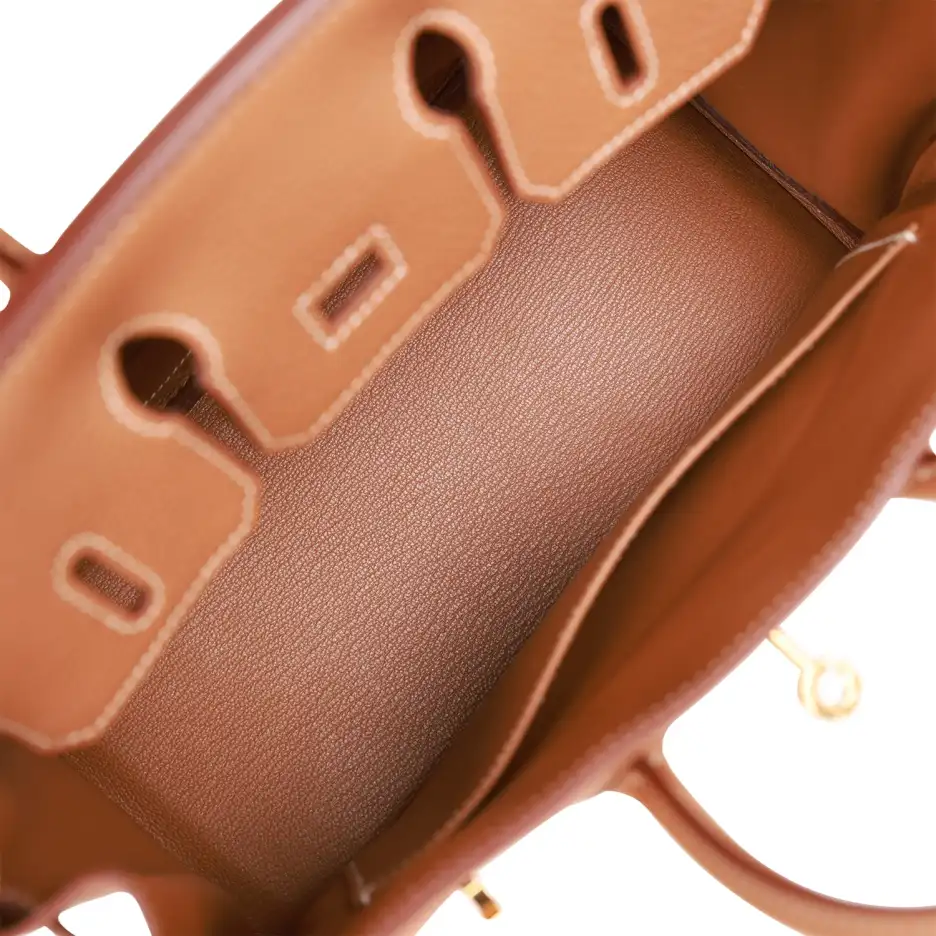 Hermès Birkin 25 Gold Togo Gold Hardware (7)