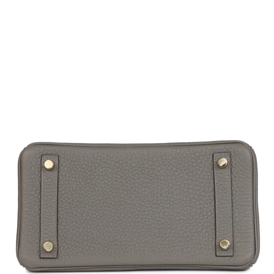 Hermès Birkin 25 Gris Meyer Togo Gold Hardware (5)