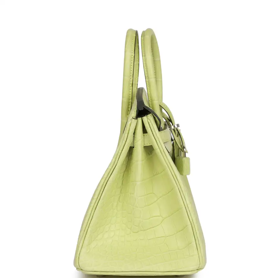 Hermès Birkin 25 Jaune Bourgeon Matte Alligator Pal (2)