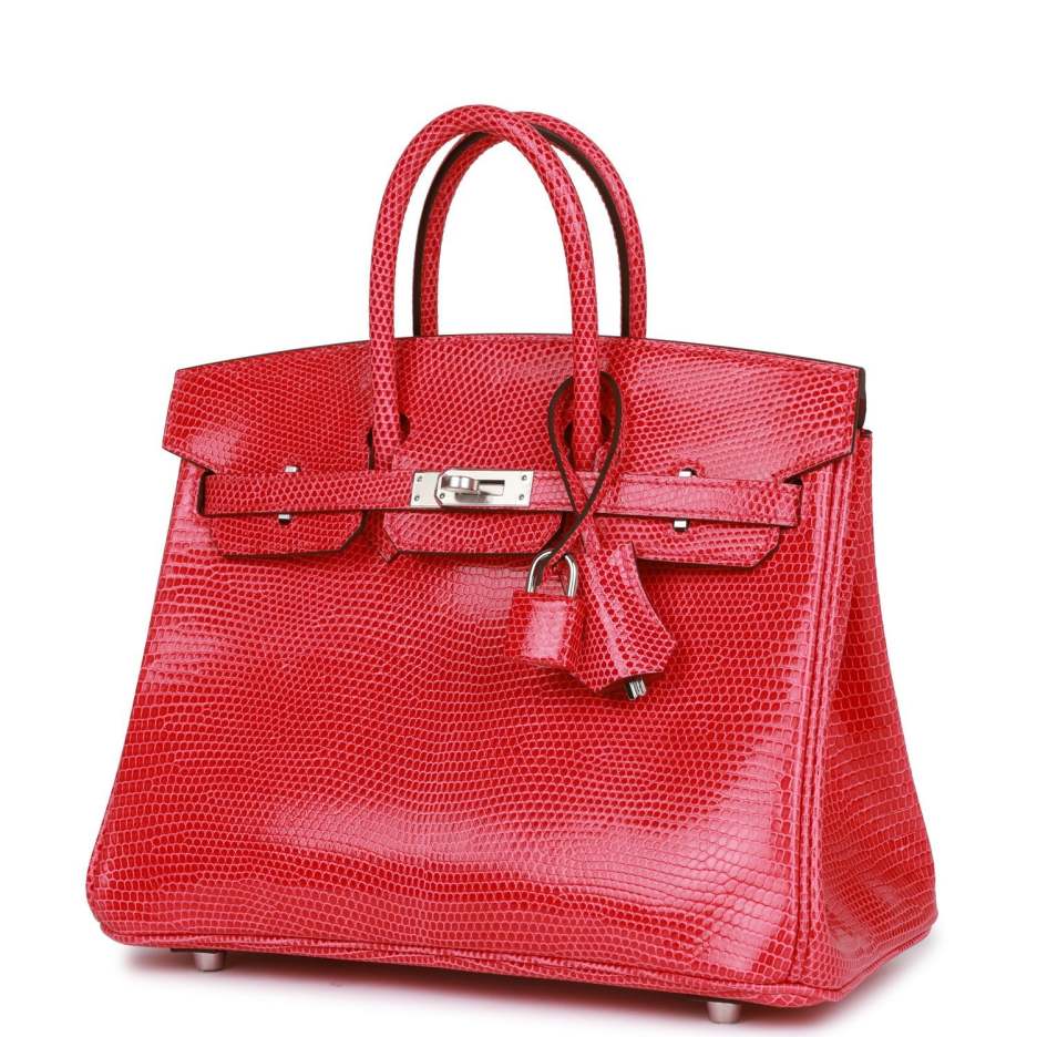 Hermès Birkin 25 Rose Extreme Lizard Palladium Hard (2)