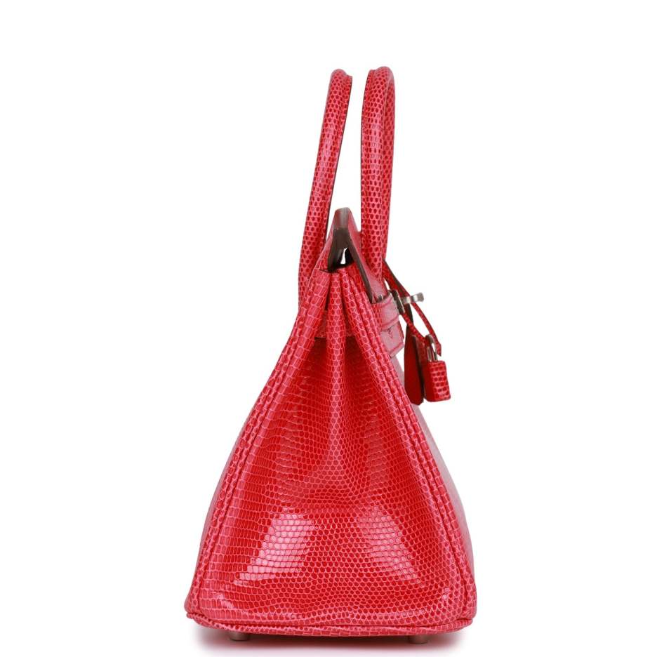 Hermès Birkin 25 Rose Extreme Lizard Palladium Hard (3)