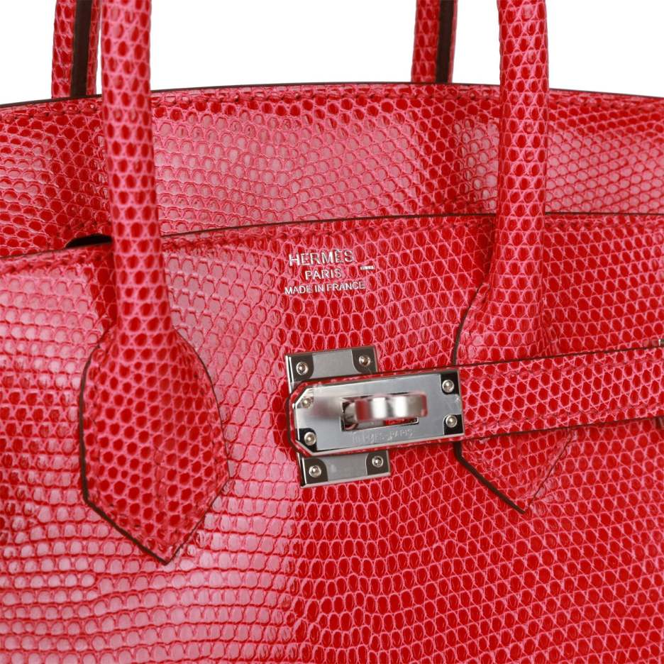 Hermès Birkin 25 Rose Extreme Lizard Palladium Hard (6)
