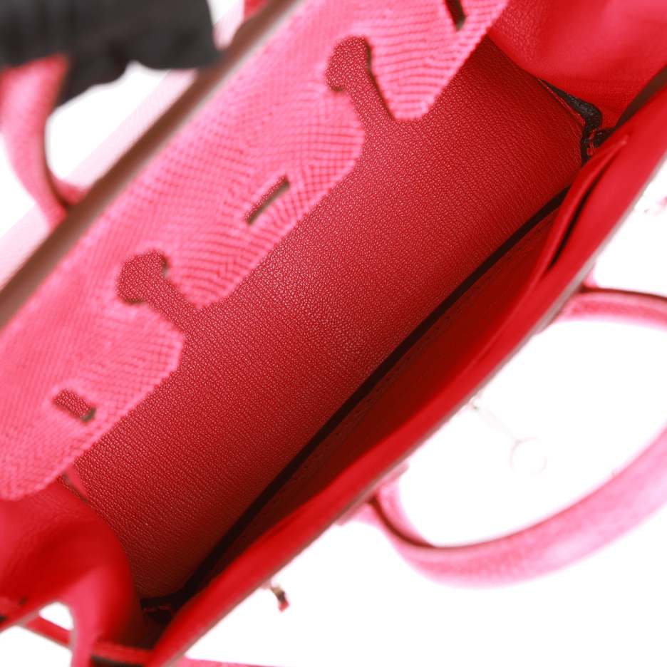 Hermès Birkin 25 Rose Extreme Lizard Palladium Hard (7)