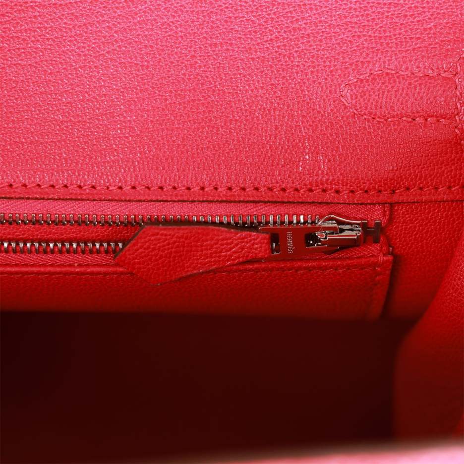 Hermès Birkin 25 Rose Extreme Lizard Palladium Hard (8)