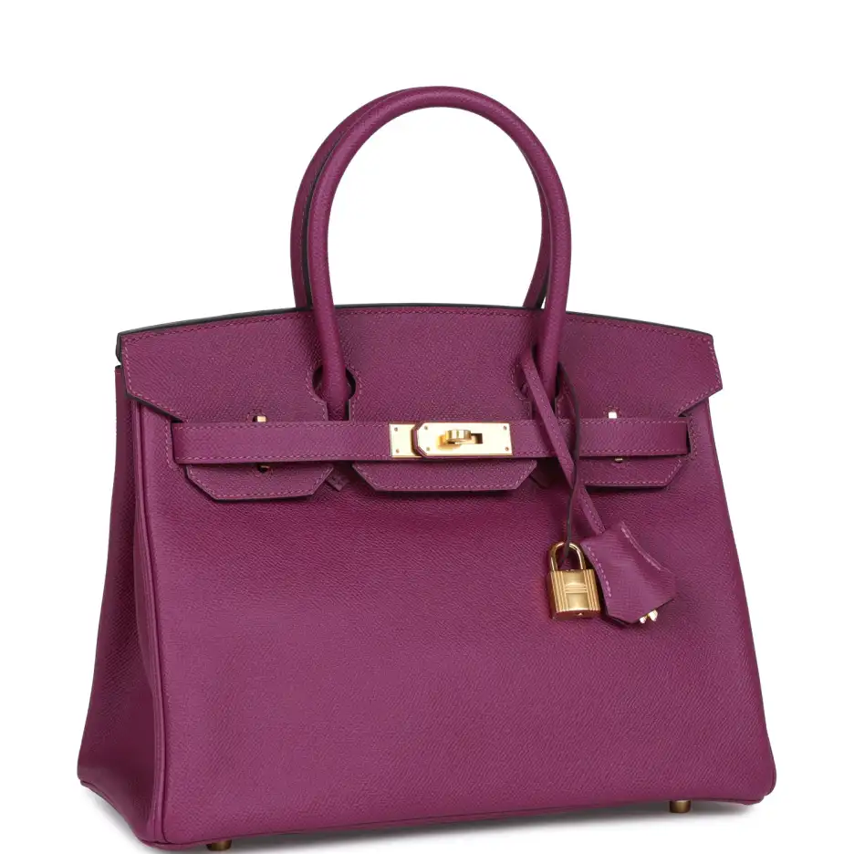 Hermès Birkin 30 Anemone Epsom Gold Hardware (1)