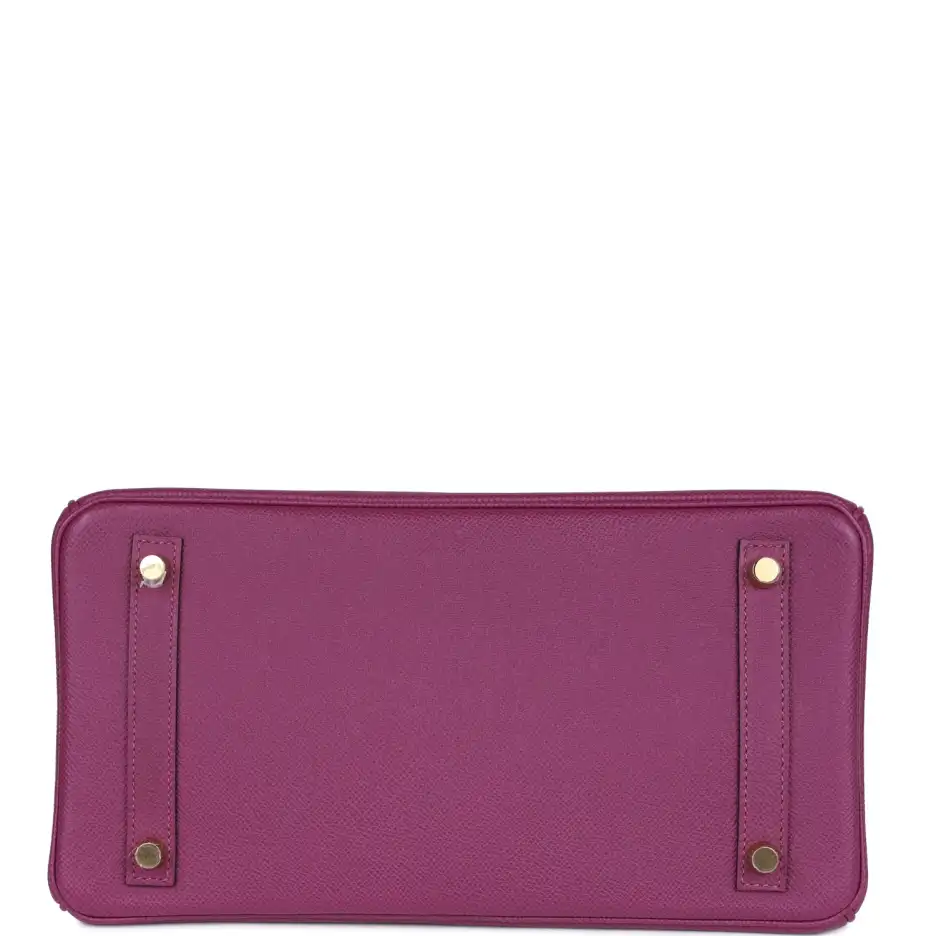 Hermès Birkin 30 Anemone Epsom Gold Hardware (5)