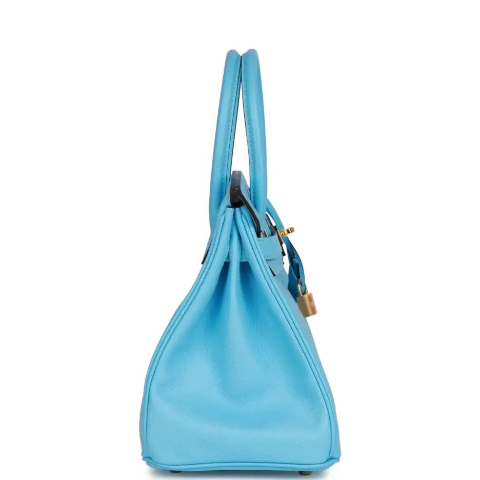 Hermès Birkin 30 Celeste Epsom Gold Hardware (2)