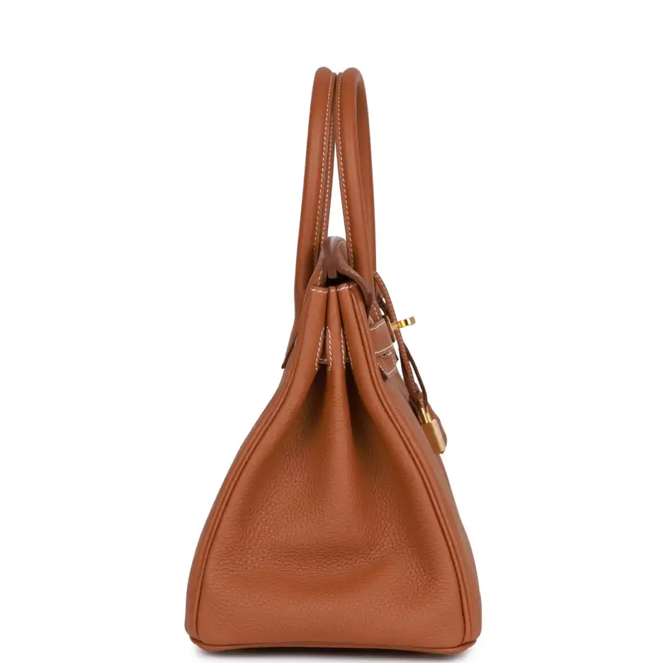 Hermès Birkin 30 Gold Togo Gold Hardware (2)