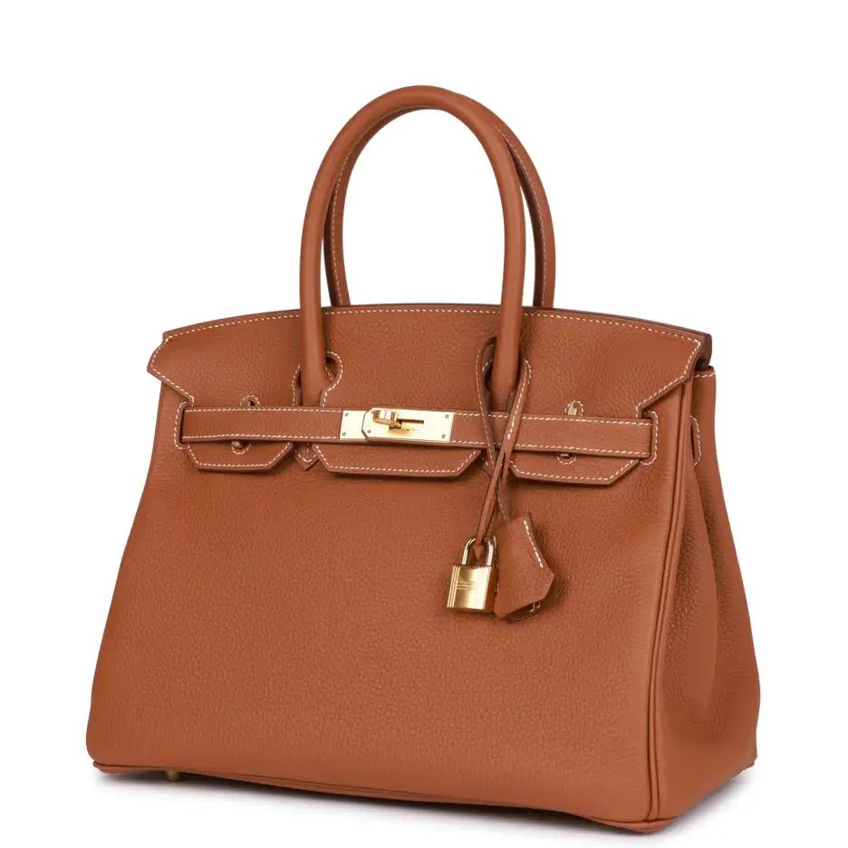 Hermès Birkin 30 Gold Togo Gold Hardware (4)