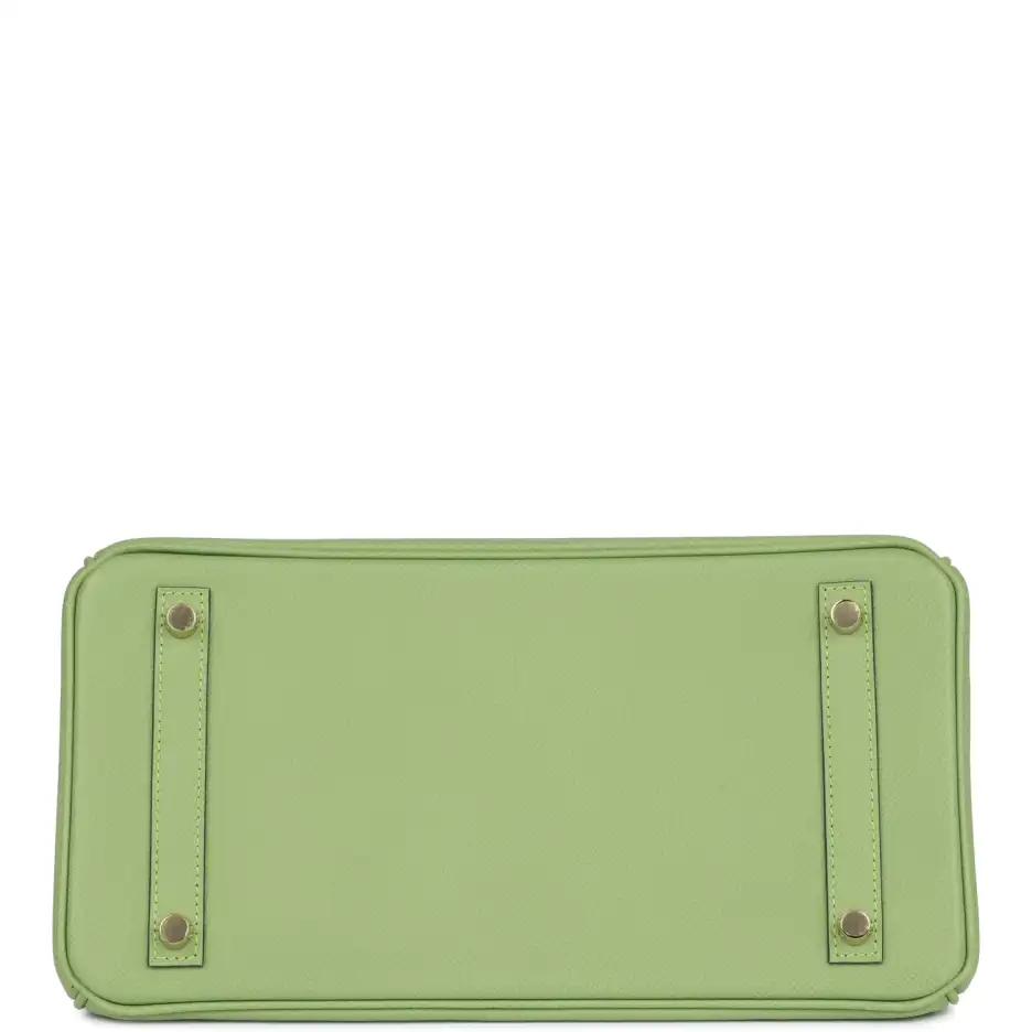 Hermès Birkin 30 Vert Criquet Epsom Gold Hardware (5)