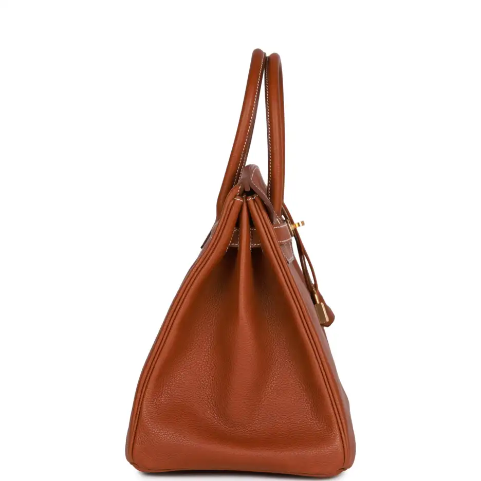 Hermès Birkin 35 Barenia Faubourg Gold Hardware (2)