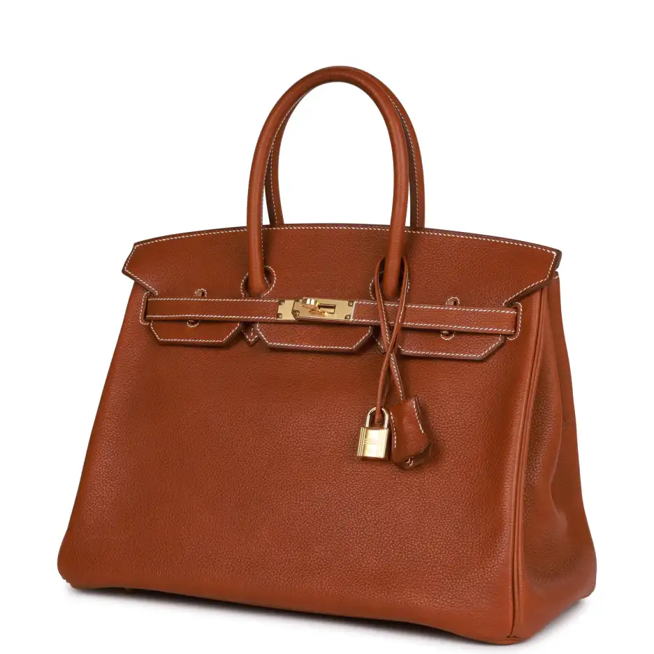 Hermès Birkin 35 Barenia Faubourg Gold Hardware (4)