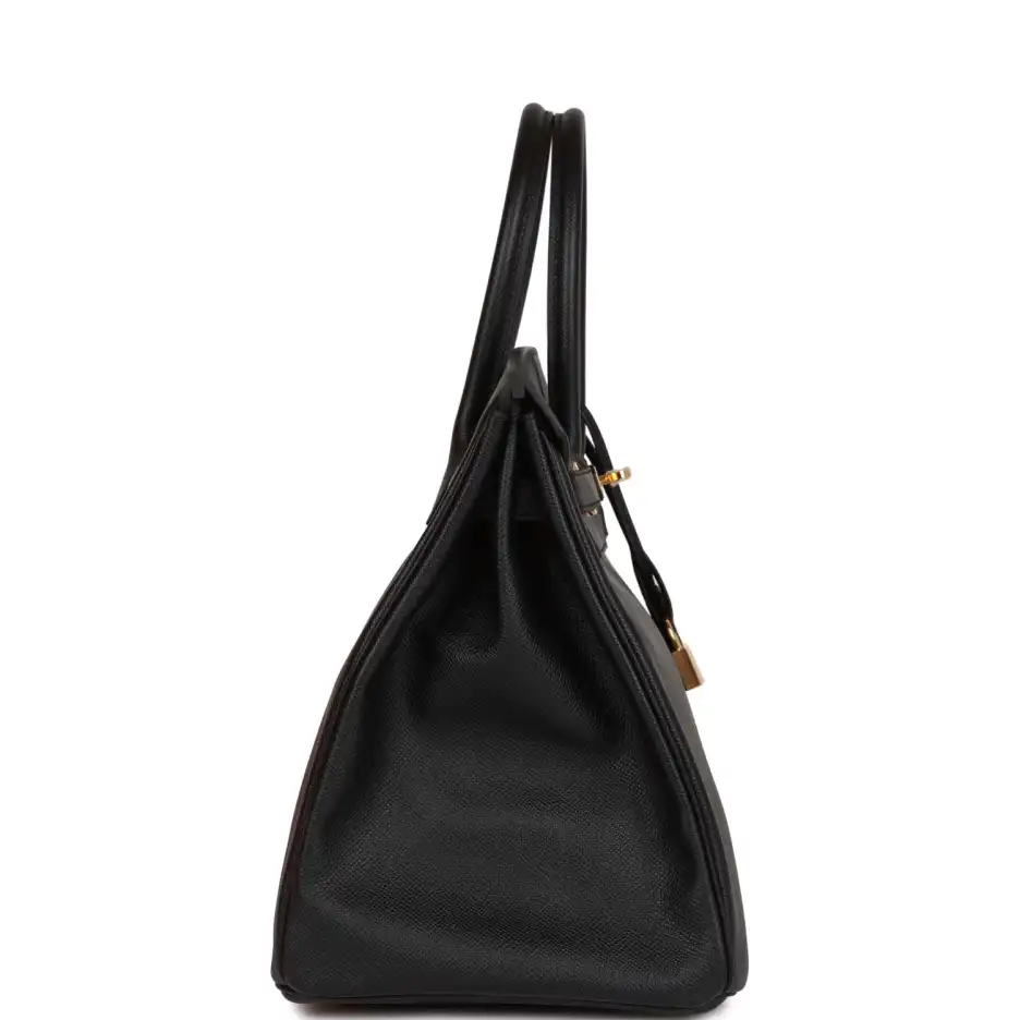 Hermès Birkin 35 Black Epsom Gold Hardware (2)