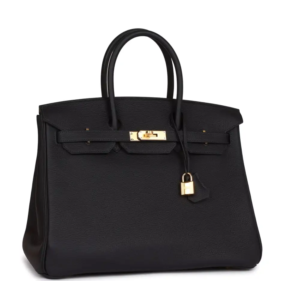 Hermès Birkin 35 Caban Clemence Gold Hardware (1)