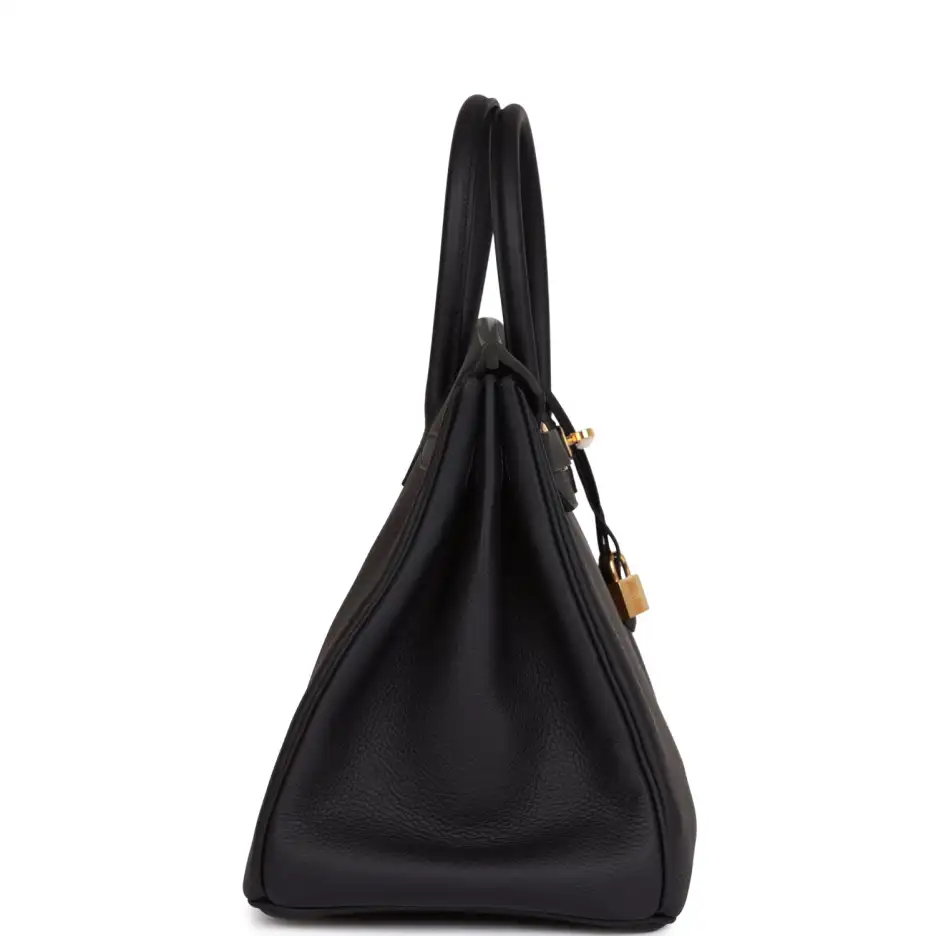 Hermès Birkin 35 Caban Clemence Gold Hardware (2)