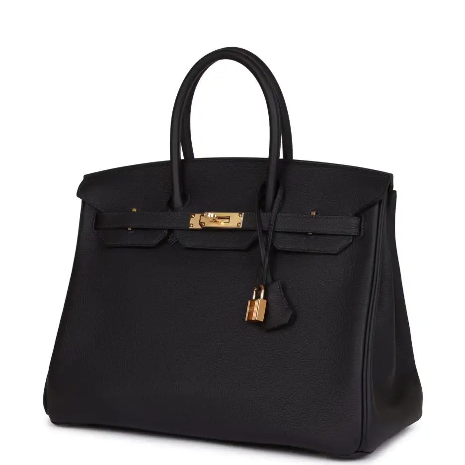 Hermès Birkin 35 Caban Clemence Gold Hardware (4)