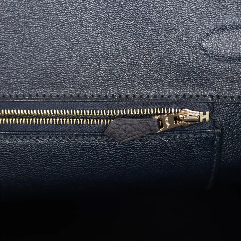 Hermès Birkin 35 Caban Clemence Gold Hardware (8)