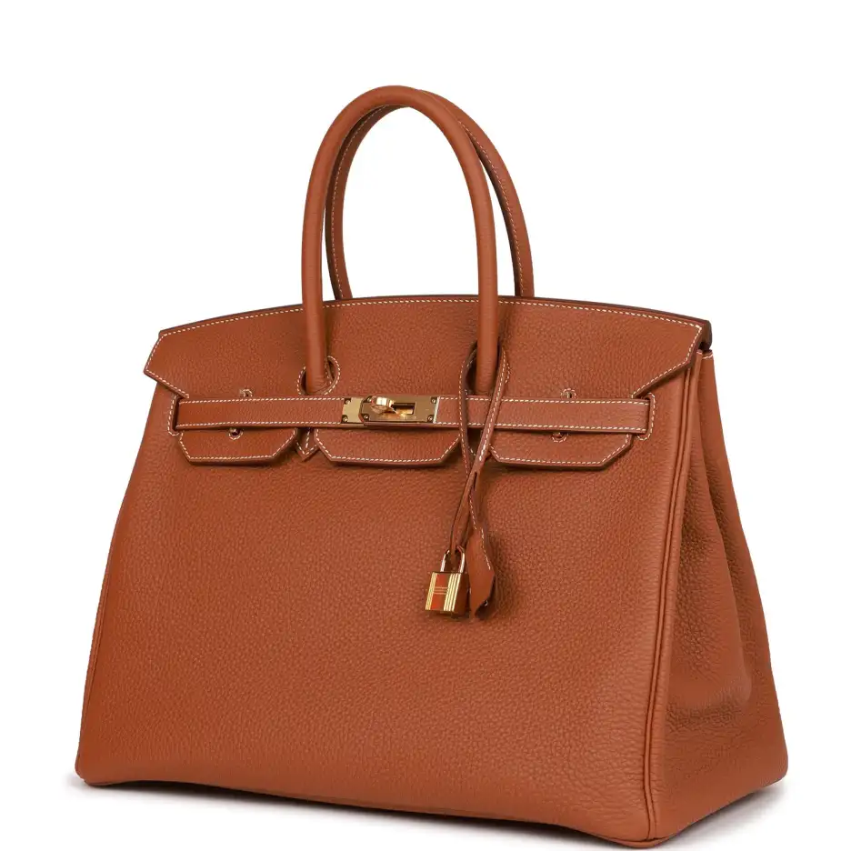 Hermès Birkin 35 Gold Togo Gold Hardware (4)