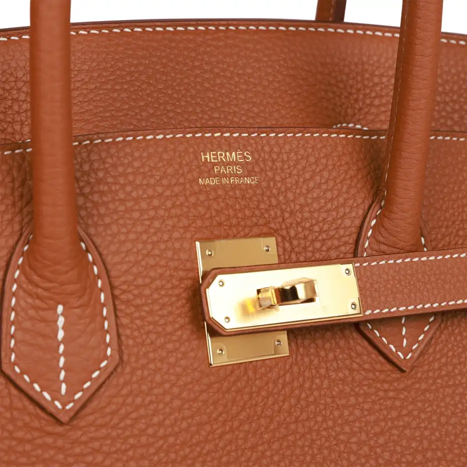 Hermès Birkin 35 Gold Togo Gold Hardware (6)