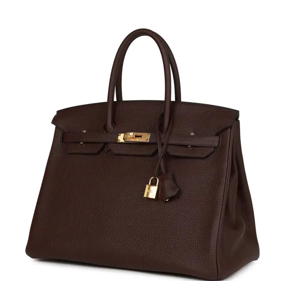 Hermès Birkin 35 Rouge Sellier Clemence Gold Hardwa (4)