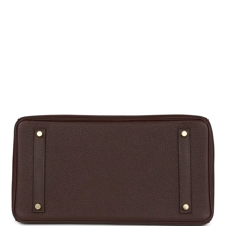 Hermès Birkin 35 Rouge Sellier Clemence Gold Hardwa (5)
