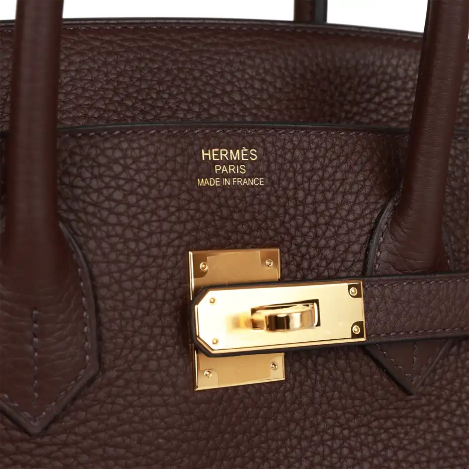 Hermès Birkin 35 Rouge Sellier Clemence Gold Hardwa (6)