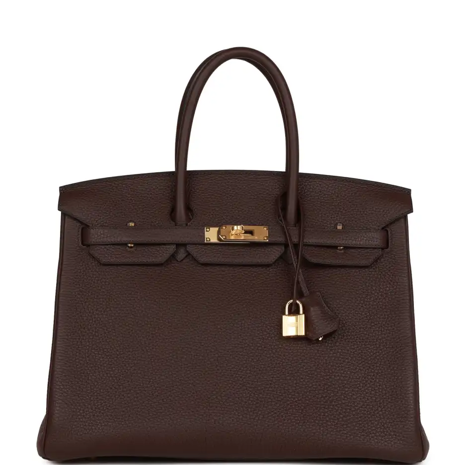 Hermès Birkin 35 Rouge Sellier Clemence Gold Hardwa