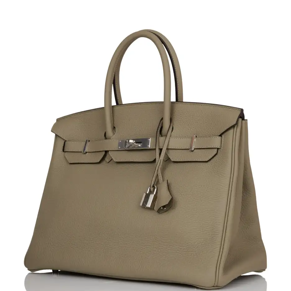 Hermès Birkin 35 Sage Clemence Palladium Hardware (5)