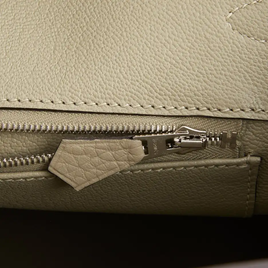Hermès Birkin 35 Sage Clemence Palladium Hardware (8)