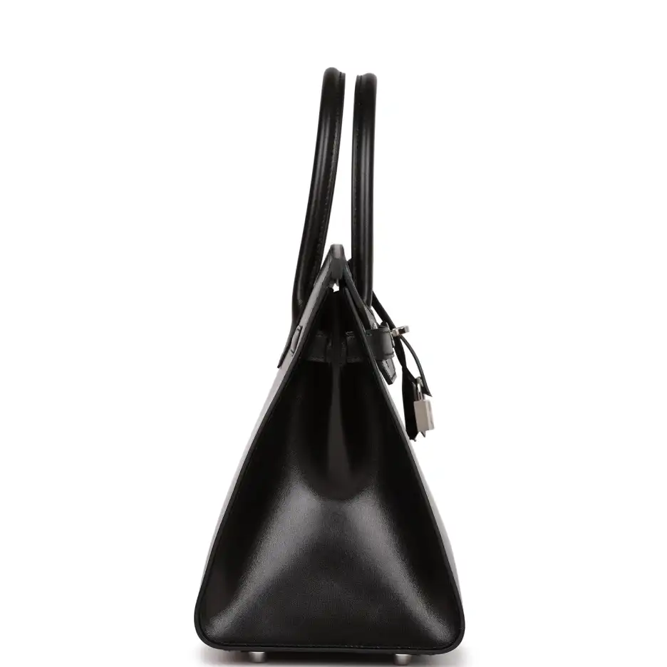 Hermès Birkin Sellier 30 Black Box Palladium Hardwa (2)
