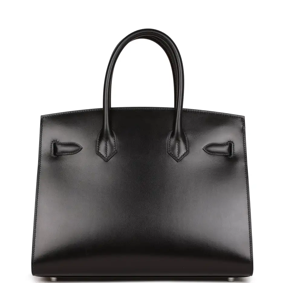 Hermès Birkin Sellier 30 Black Box Palladium Hardwa (3)