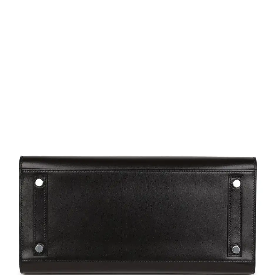Hermès Birkin Sellier 30 Black Box Palladium Hardwa (5)