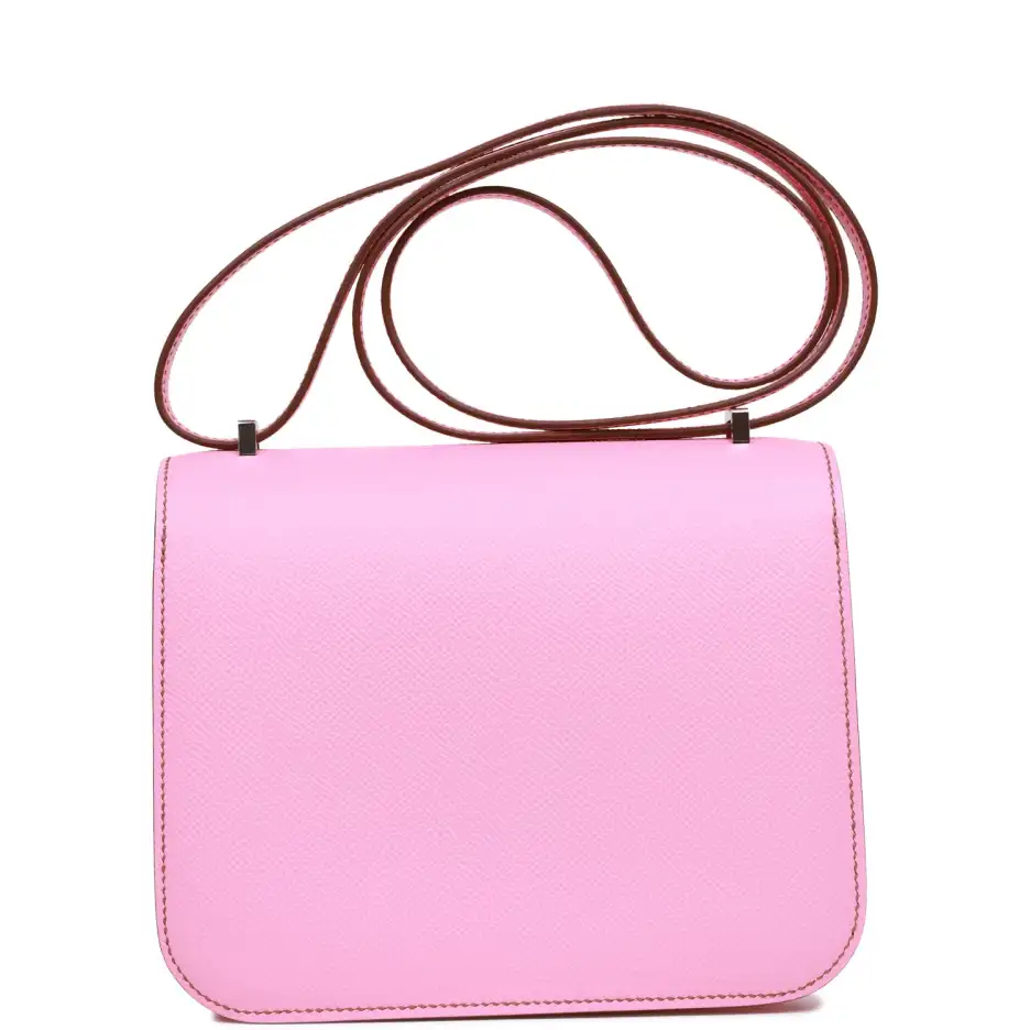 Hermès Constance 18 Bubblegum Epsom Palladium Hardware (3)