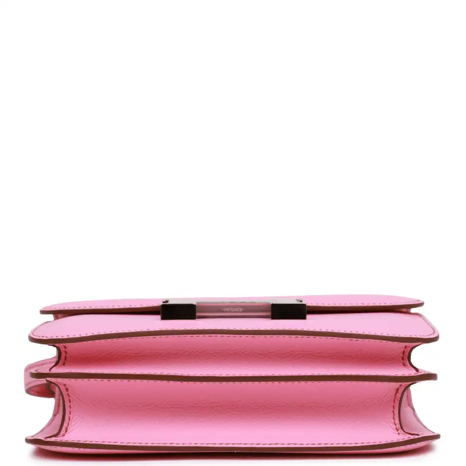 Hermès Constance 18 Bubblegum Epsom Palladium Hardware (5)