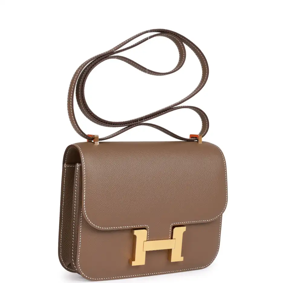Hermès Constance 18 Etoupe Epsom Gold Hardware (1)
