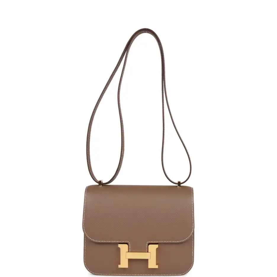 Hermès Constance 18 Etoupe Epsom Gold Hardware (5)