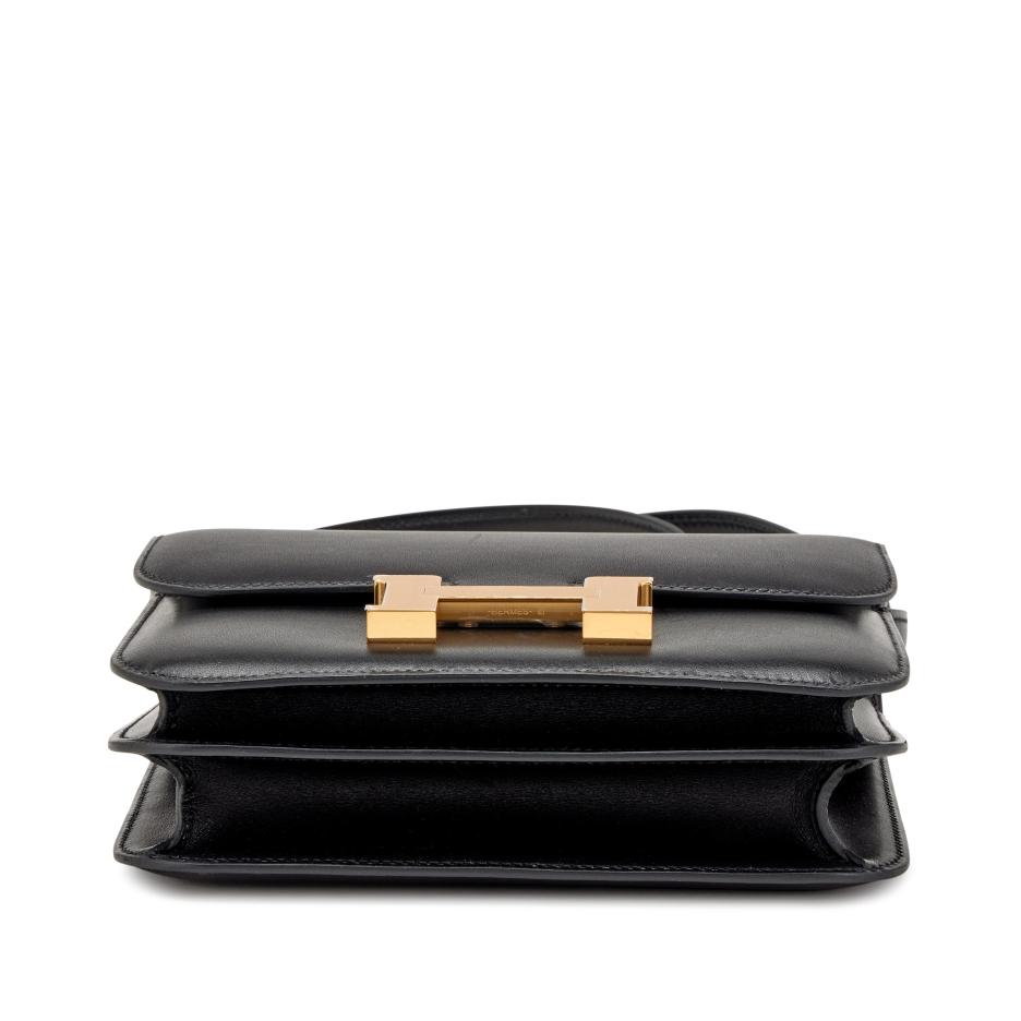 Hermès Constance Bag 18 Black Epsom Gold Hardware (2)
