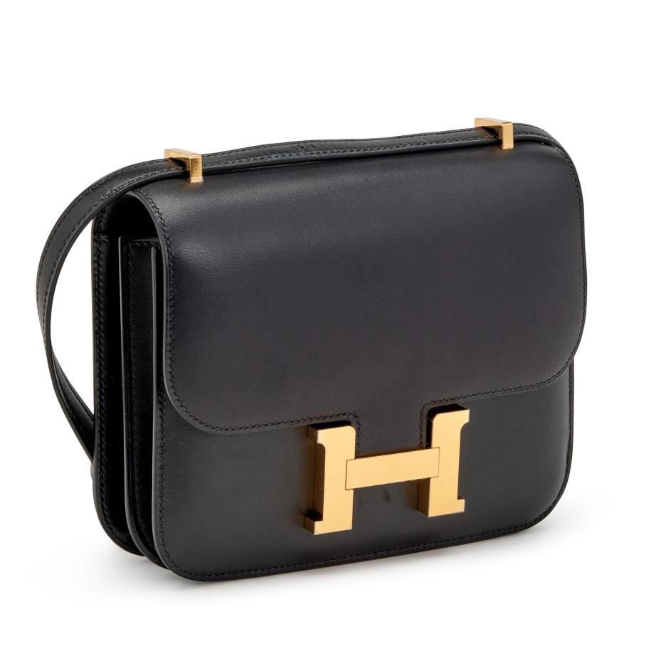 Hermès Constance Bag 18 Black Epsom Gold Hardware (3)