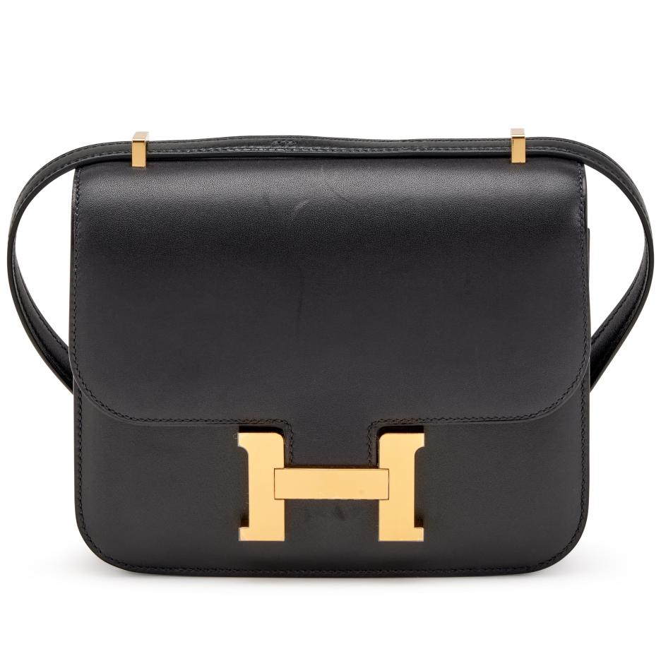 Hermès Constance Bag 18 Black Epsom Gold Hardware