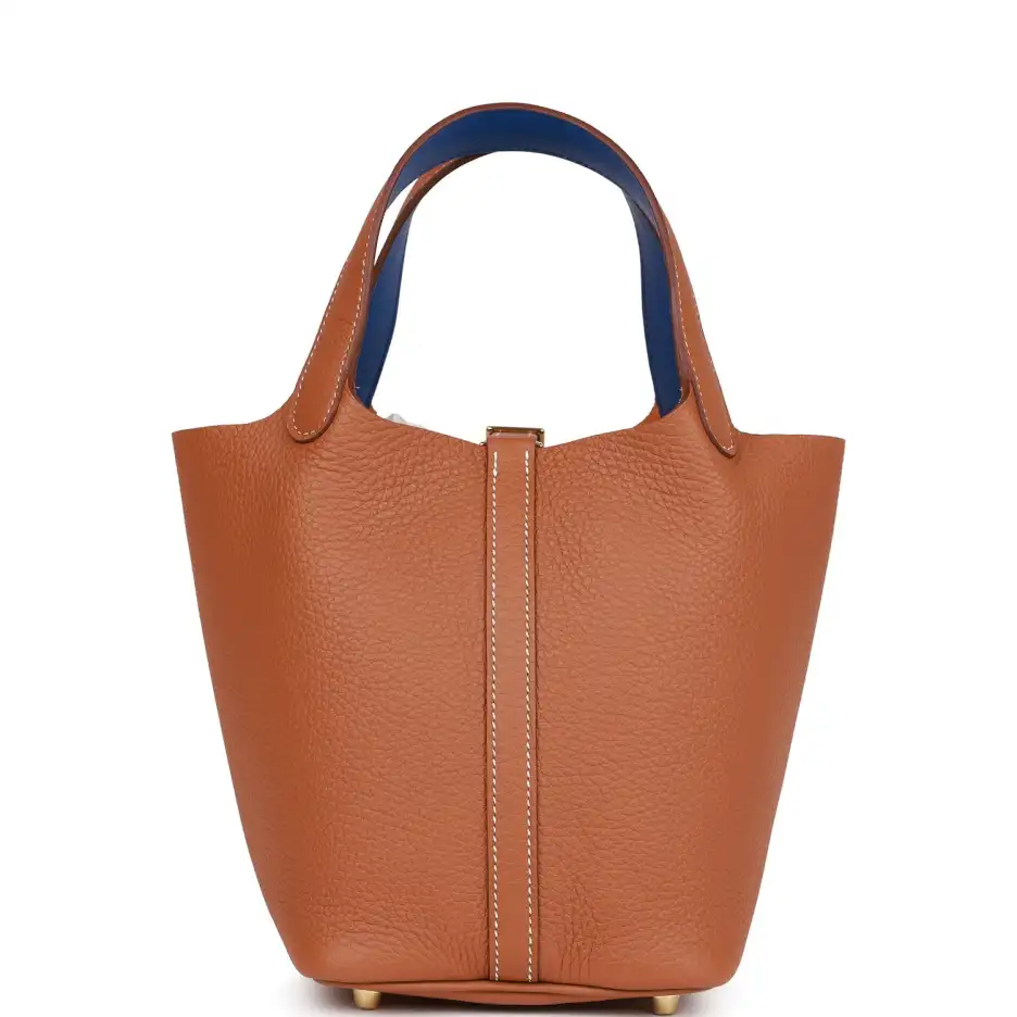Hermès Eclat Picotin Lock 18 Gold Clemence Gold_yyt (4)