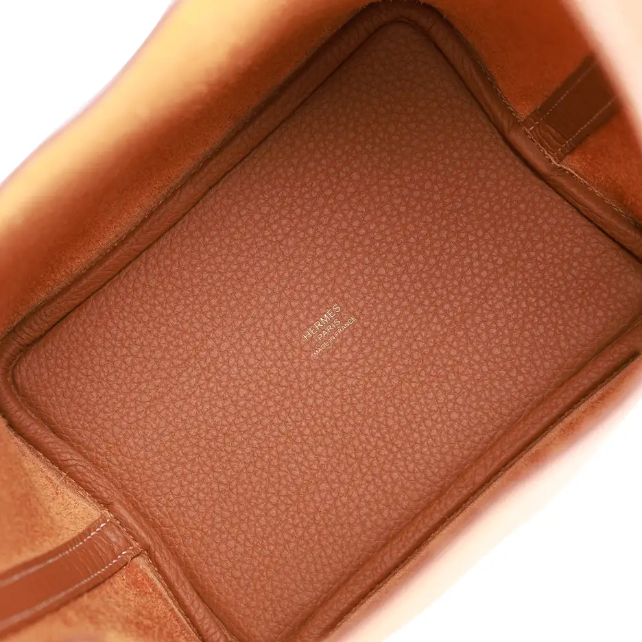 Hermès Eclat Picotin Lock 18 Gold Clemence Gold_yyt (7)